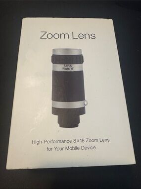 Zoom Lens High-Performance 8X18 Zoom Lens for your Mobile Device